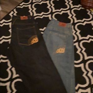 Two pairs of Timberland Jeans